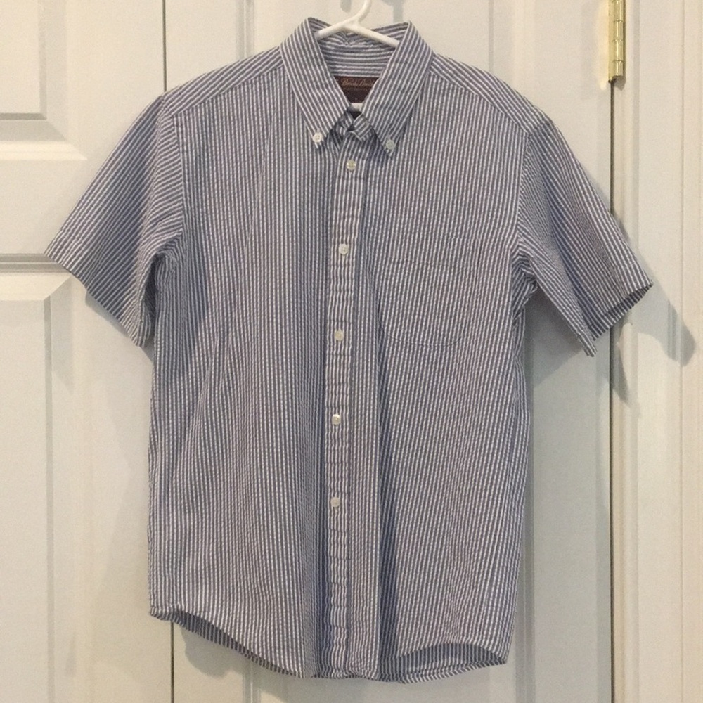 Brooks Brothers Boys Seersucker Shirt